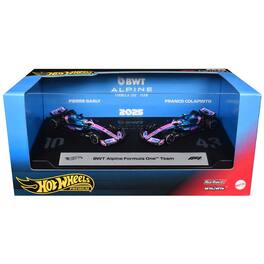 "BWT Alpine Formula One Team" Formula One F1 World Championship (2025) 2 Piece Set Diecast Model Cars by Hot Wheels