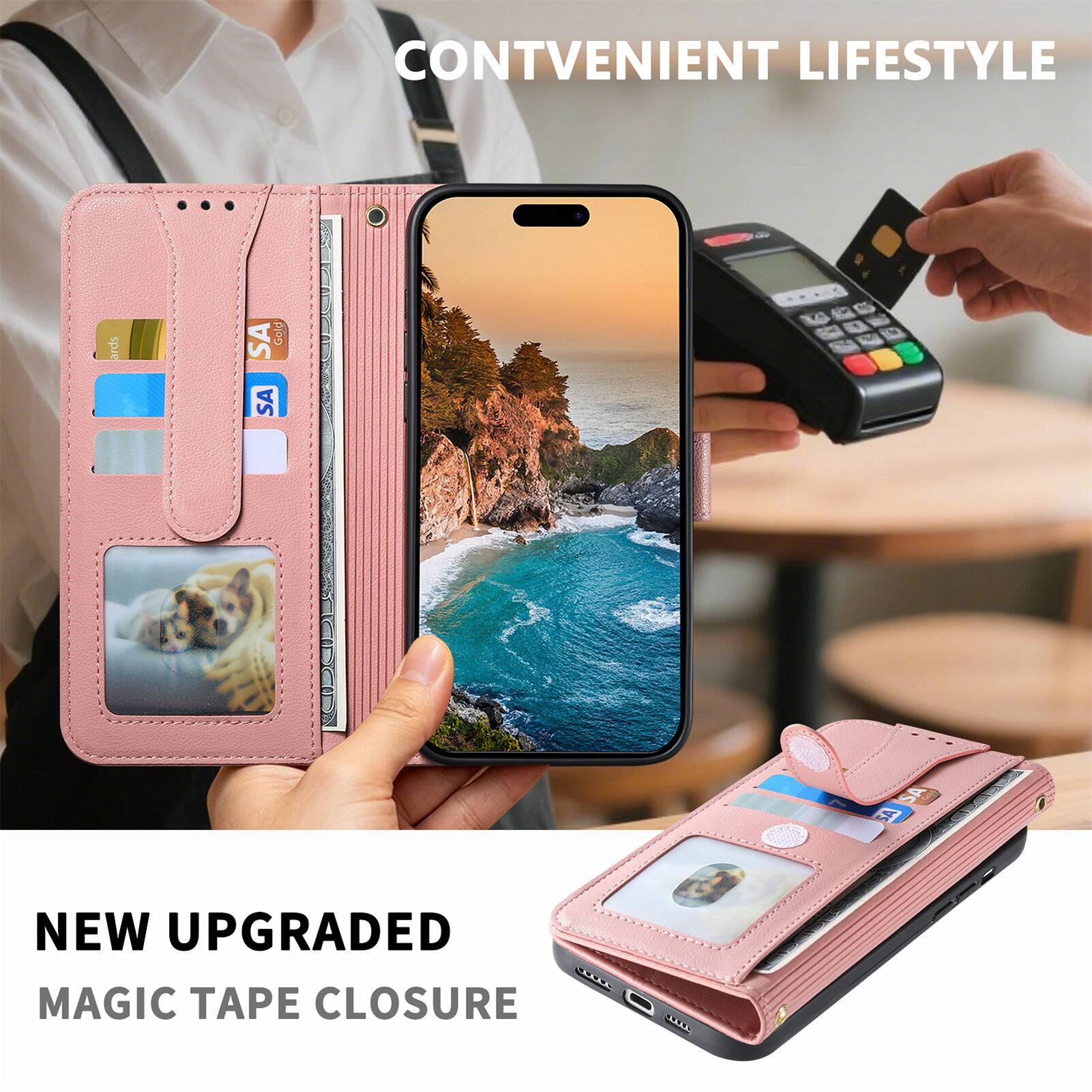 Dteck Leather Wallet Case for Google Pixel 11 Pro XL with Crossbody ...