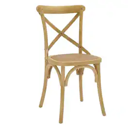 FurniFact - Bicast Leather Dining Side Chair with Comfortable Seat and Modern Design - Brown