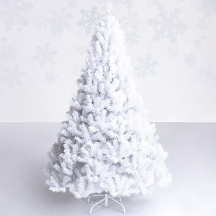 Front. Costway - 6Ft Artificial PVC Christmas Tree Stand Indoor Outdoor White - White.