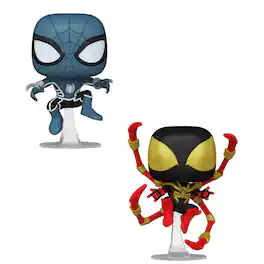 Funko - Pop! 2pack Spider-Man & Miles Morales Iron Spider
