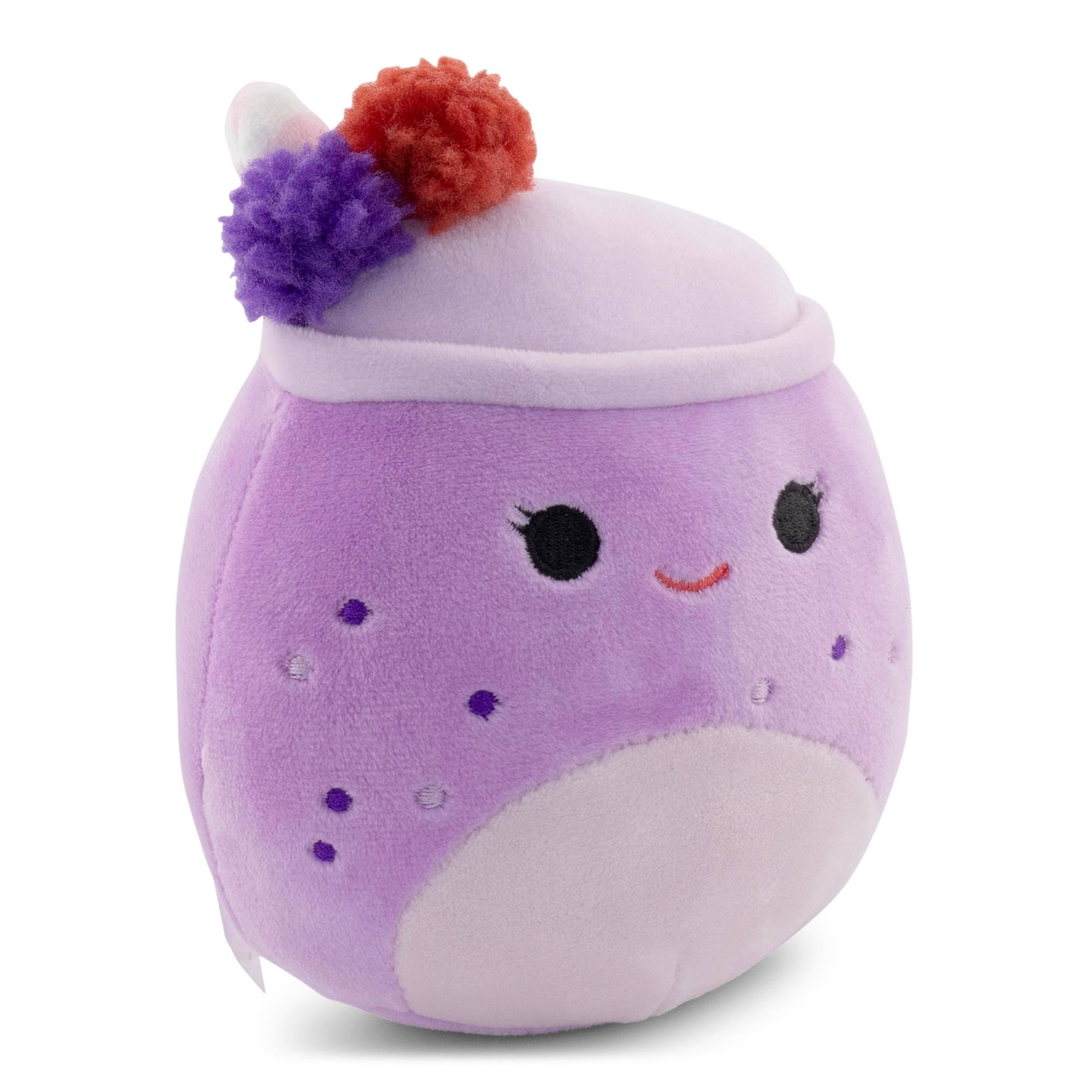 Alt View 10. Kellytoy - Squishmallows Breakfast Squad 5 Inch Plush | Vie The Berry Smoothie - Purple.