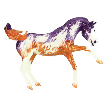 Front. Breyer Animal Creations - Breyer Traditional 1:9 Scale Model Horse | Spectre 2023 Halloween Horse - Orange.
