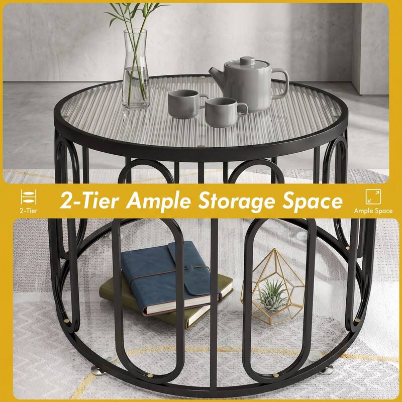 2-Tier Ample Storage Space