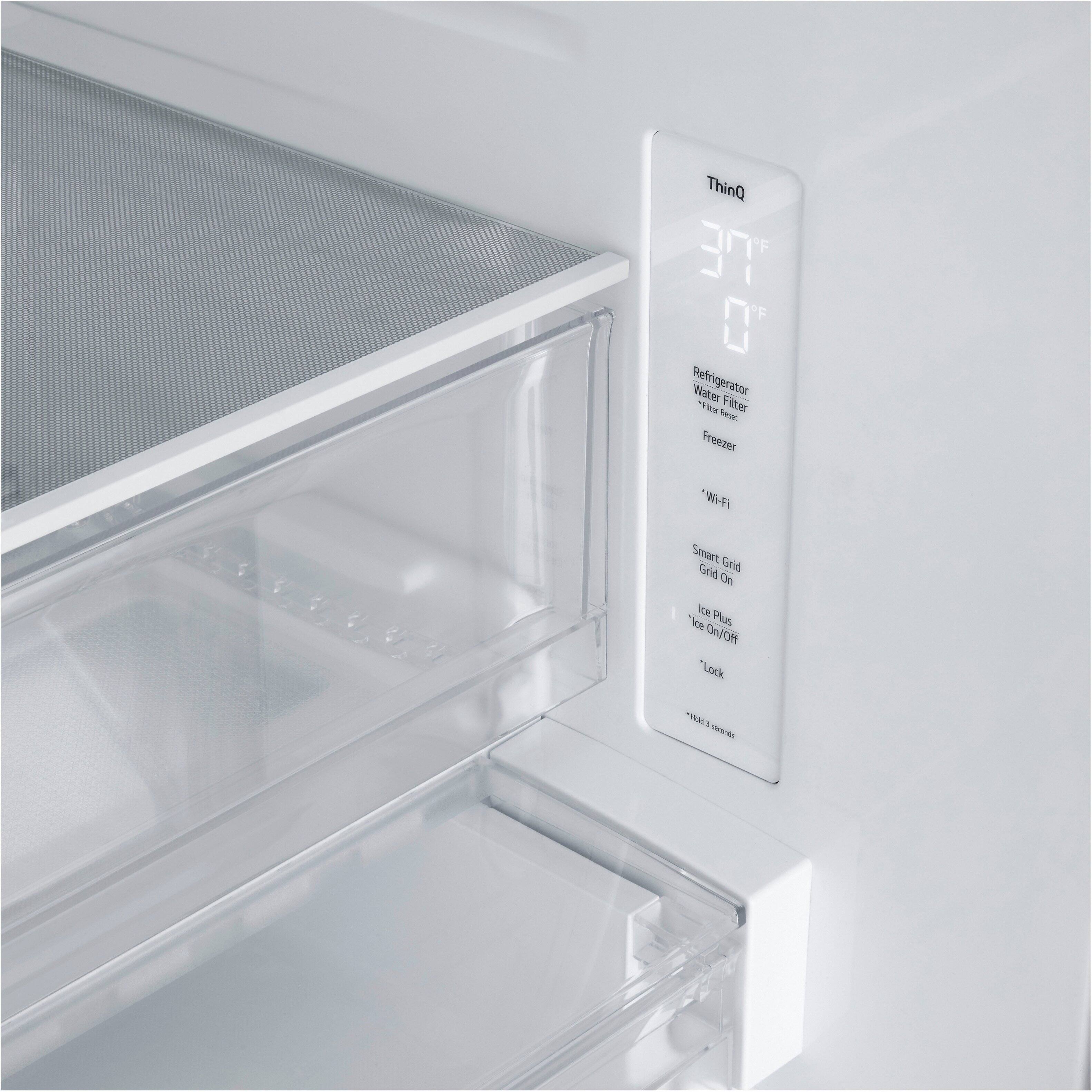 ThinQ 3T 0 Water Refrigerator "Filter Ice Freezer" Wifi am2 Grid On ice "Ice Plus Movio" Lack ' - .