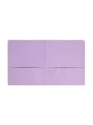 Alt View 2. Smead - Smead 2-Pocket Heavy Duty Folders, Lavender, 25/Box (87865) - Lavender.
