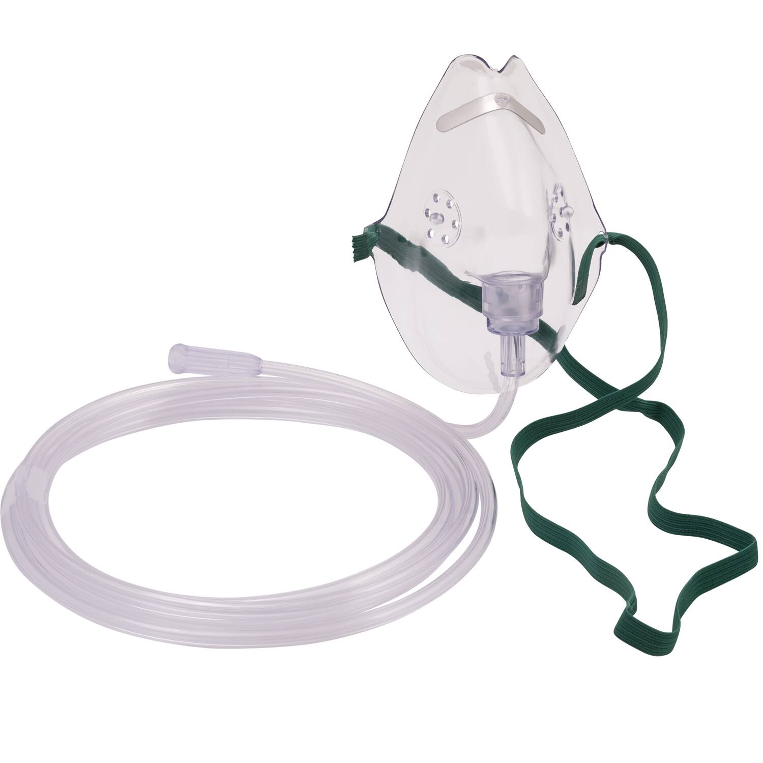 Alt View 11. Carex - Oxygen Mask With 7-Inch Tubing - Clear.