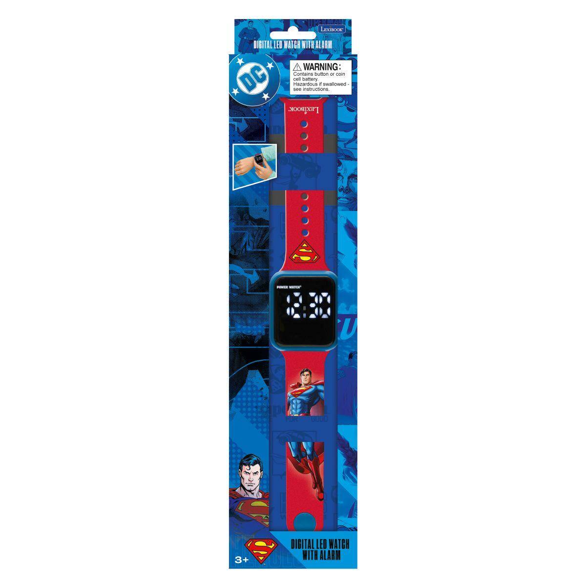 DC DIGITAL LED WATCH WITH ALARM

WARNING: Contains button cell battery. Hazardous if swallowed.

3+
