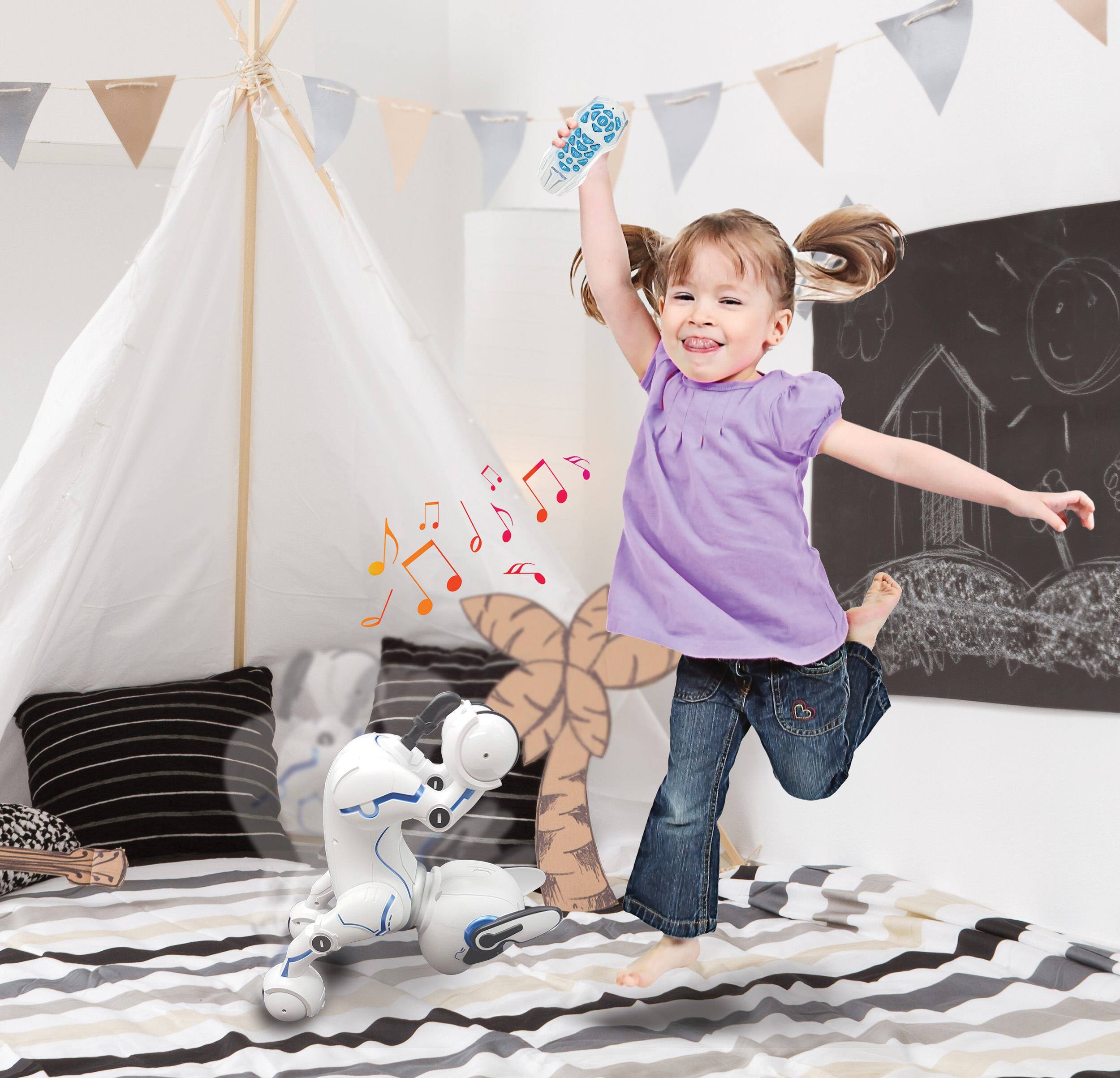 Alt View 9. Lexibook - Power Puppy Smart Robot Dog with Remote Control & Programming.