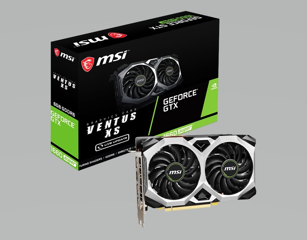 MSI NVIDIA GeForce GTX 1660 Super Ventus XS OC 6GB GDDR6 PCI Express 3.0  Graphics Card Black GTX 1660 Super Ventus XS OC - Best Buy