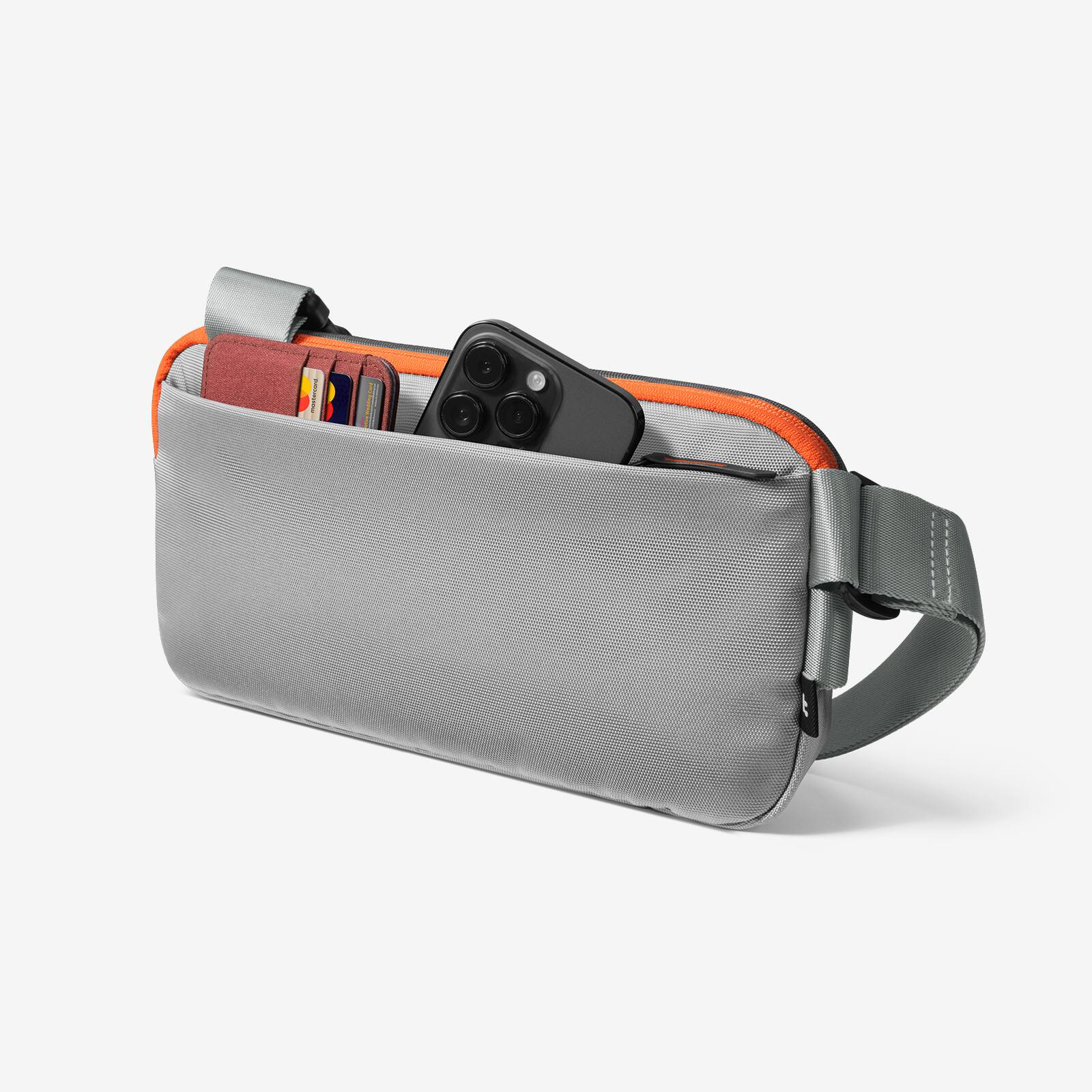 Alt View 12. tomtoc - Explorer-T21 EDC Sling Bag, Compact Crossbody Bag Minimalist Sling Pack Daypack for Travel, Lightweight, Water-Resistant - Space Gray.