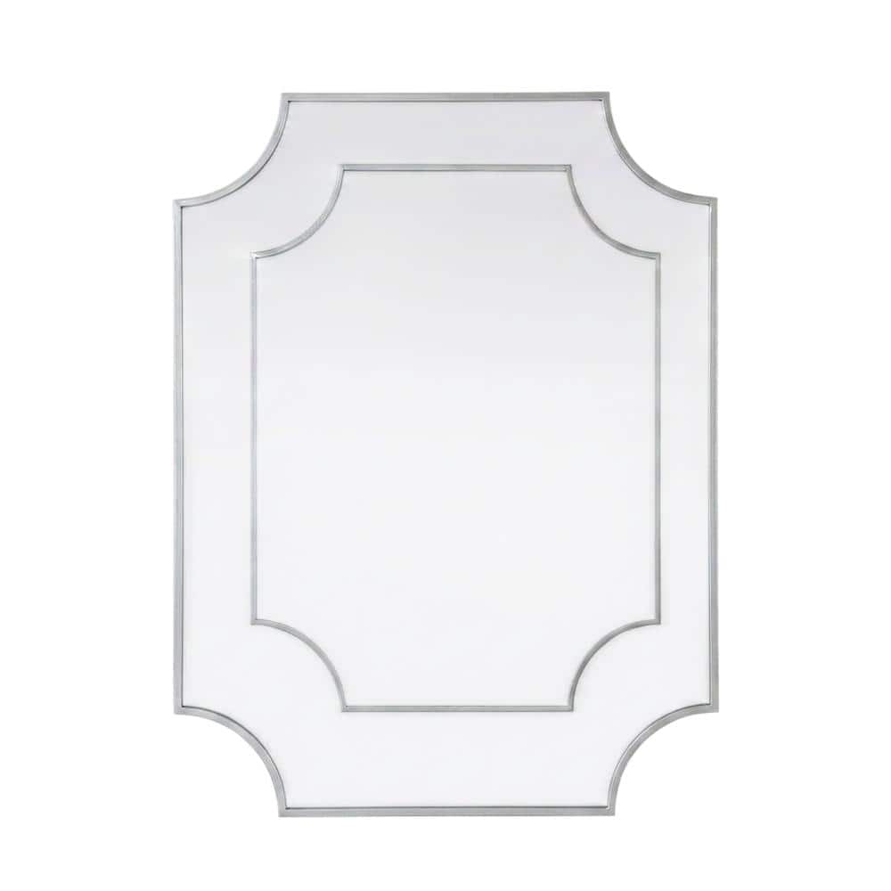 Elegant Kitchen and Bath - Notched Metal Mirror 27x36 inch - Silver price history on PriceWatchPro