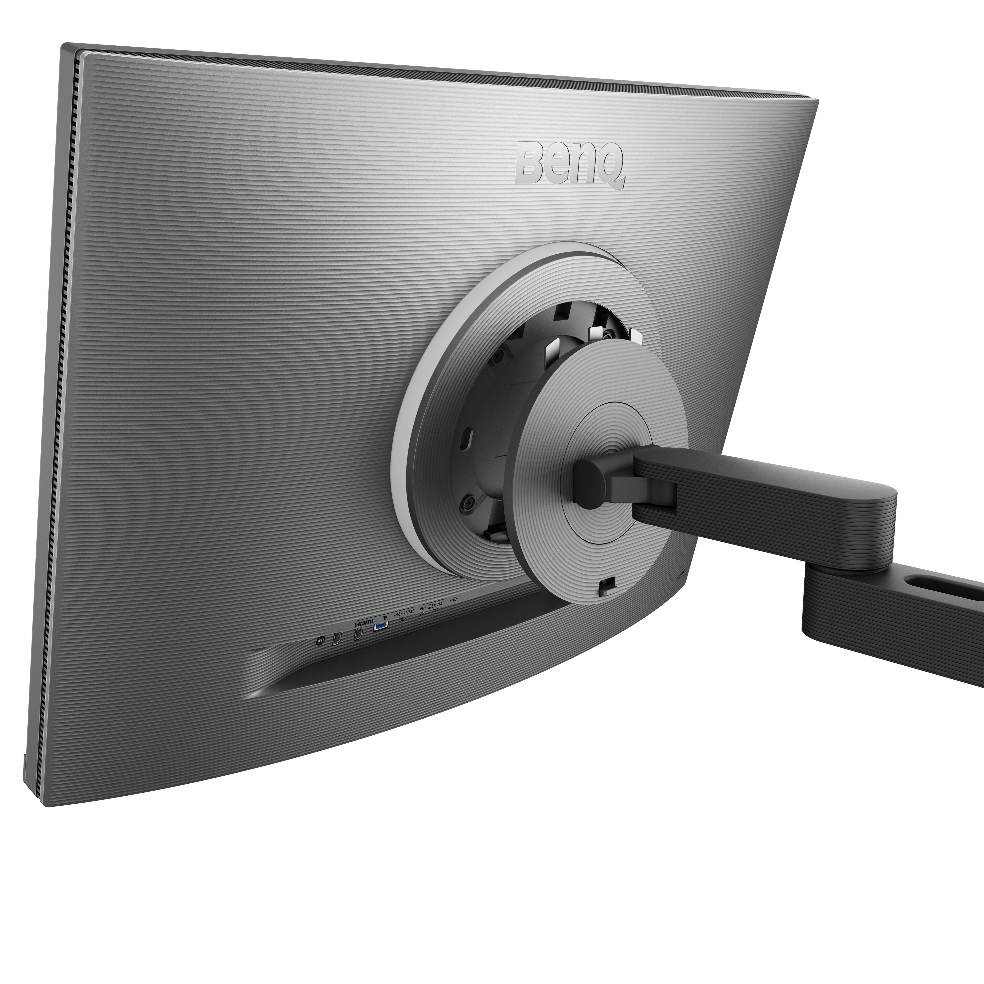Beng is a brand of computer monitors. The image shows a close-up of a Beng monitor with a lock on it. The lock is designed to prevent theft or unauthorized use of the monitor.