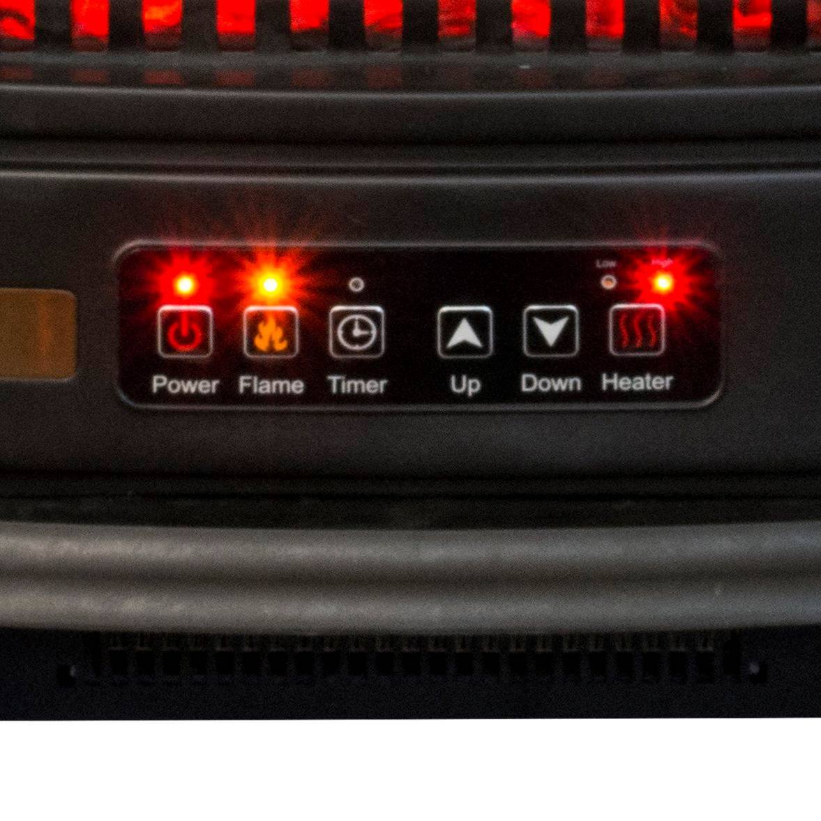 Low, Se, Power, Flame, Timer, Up, Down, Heater