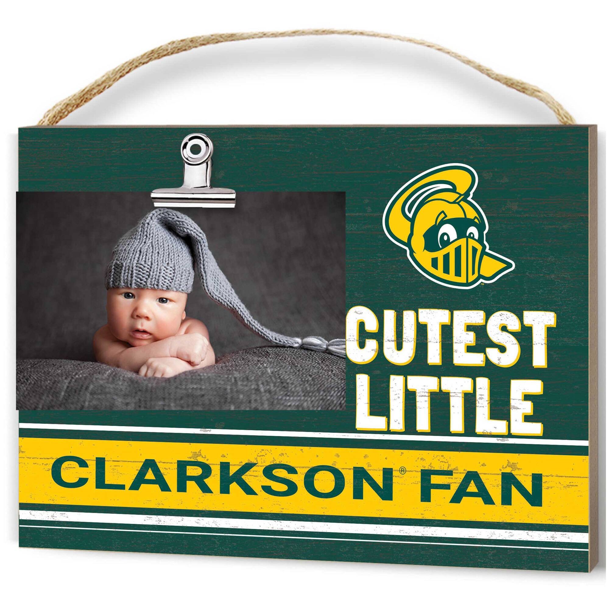 Clarkson Golden Knights 8'' x 10'' Cutest Little Weathered Logo Clip Photo Frame