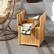 Alt View 3. Gymax - Gymax 2-in-1 Outdoor Side Table w/Storage Umbrella Hole & Removable Base for Backyard - Yellow.