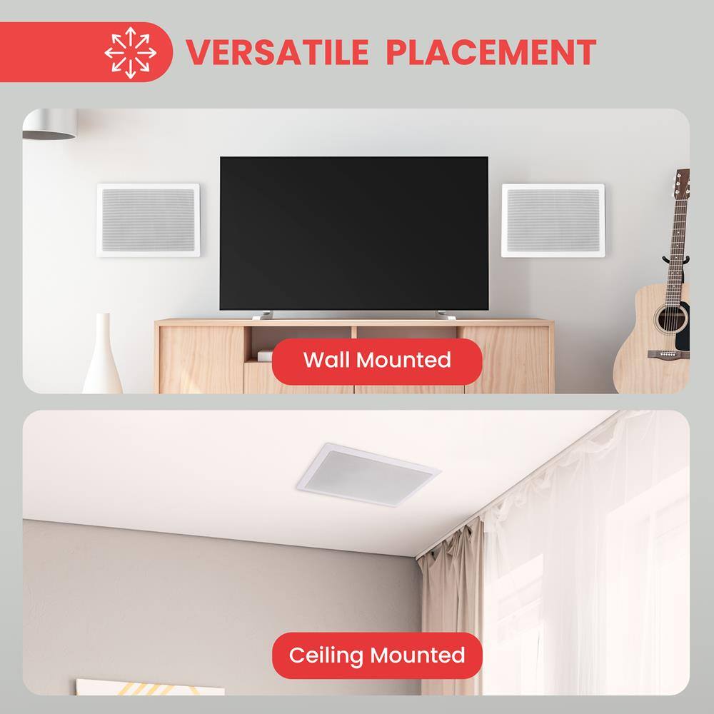 VERSATILE PLACEMENT

Wall Mounted

Ceiling Mounted
