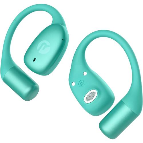 Front. Raycon - Raycon Essential Open Ear True Wireless Bluetooth 6.0 Earbuds, Ultra-Lightweight, IPX4, 36-Hour Battery (Mint).