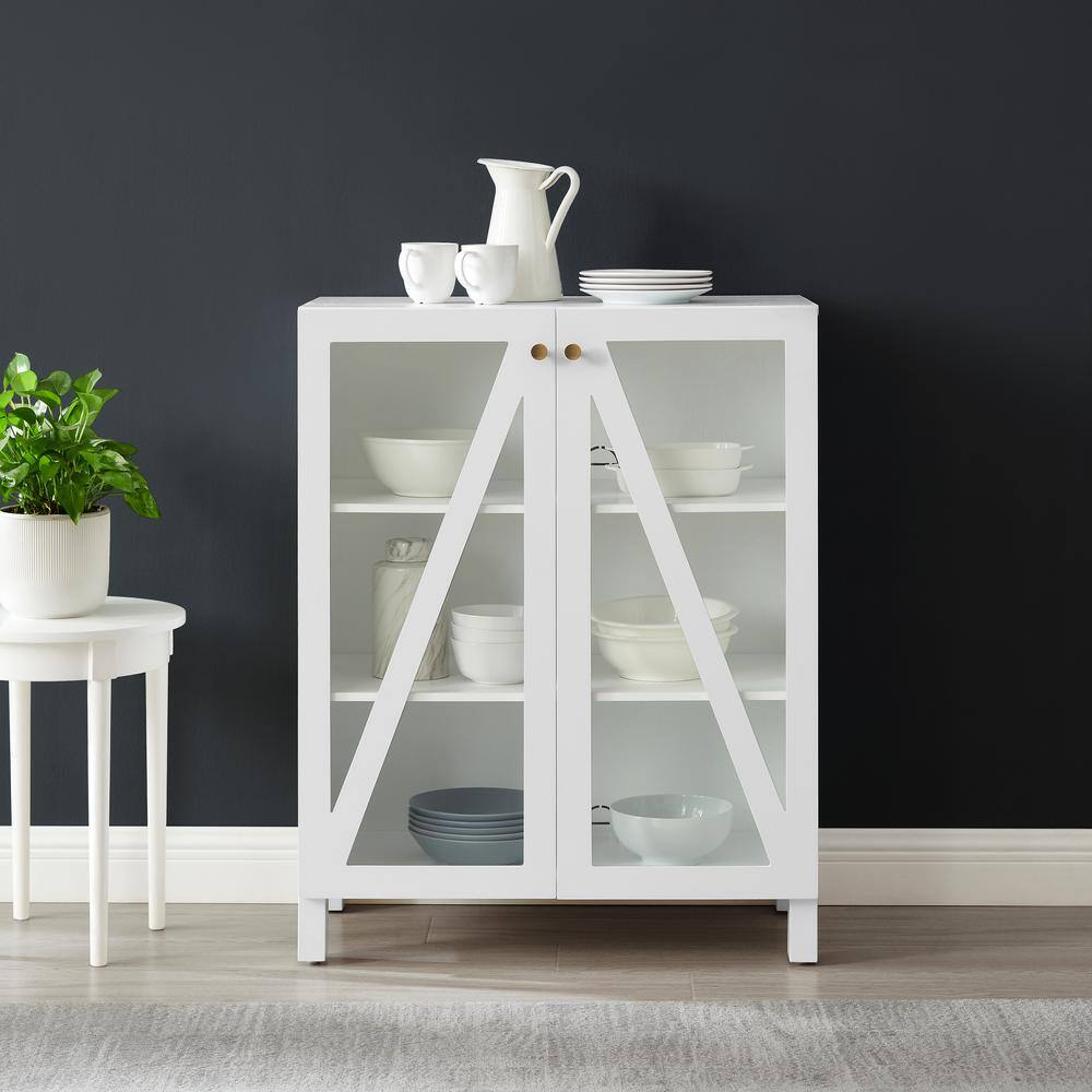 Alt View 8. Crosley Furniture - Cassai Stackable Kitchen Storage Pantry - White.