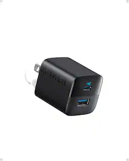Anker - USB C Charger Block, 33W 2 Port Compact Charger - Black