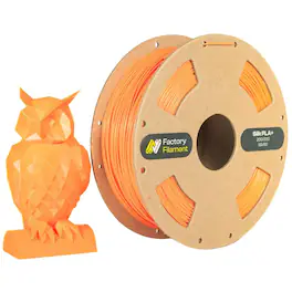 Factory Filament - 1.75mm PLA 3D Printer Filament, 1 KG Spool, Dimensional Accuracy +/- 0.02 mm, 3D Printing Filament - Silk Peach