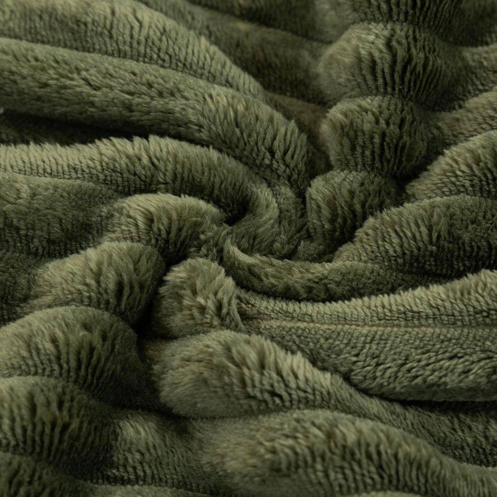 Angle. Kadyn - Oversized All-Foam Lounge Chair with Ottoman, Modular Corduroy, No-Tool Assembly, Green - Green.