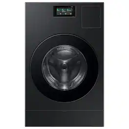 Samsung - 5.3 cu. ft. Bespoke AI Ventless Smart All-In-One Front Load Washer/Electric Dryer Combo with Ventless Heat Pump - Brushed Black