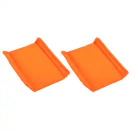 Unique Bargains - 2pcs Camera Bag Divider, 5.91x5.12x0.71in, Shockproof Padding Insert for Lens Case, Travel Photography - Orange