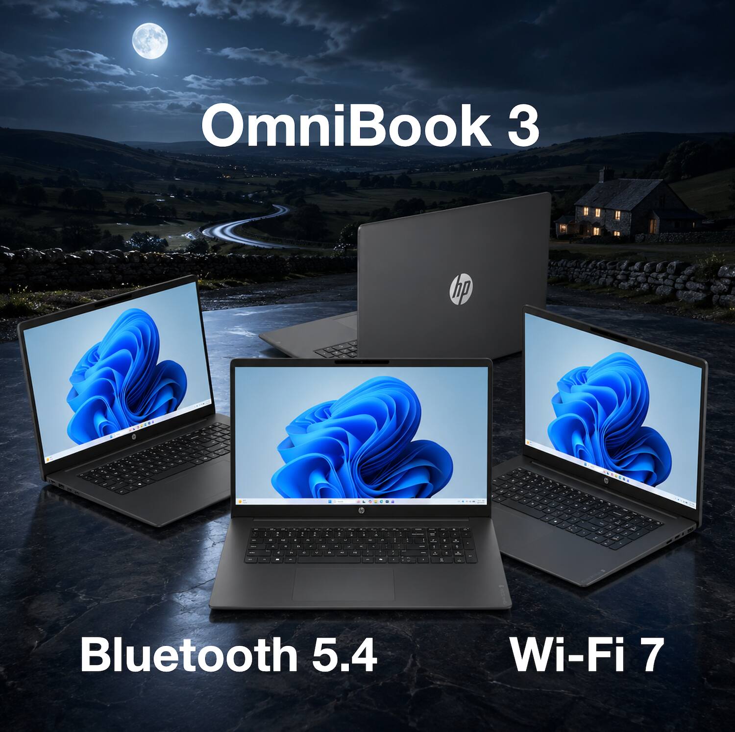 OmniBook 3  
Bluetooth 5.4  
Wi-Fi 7