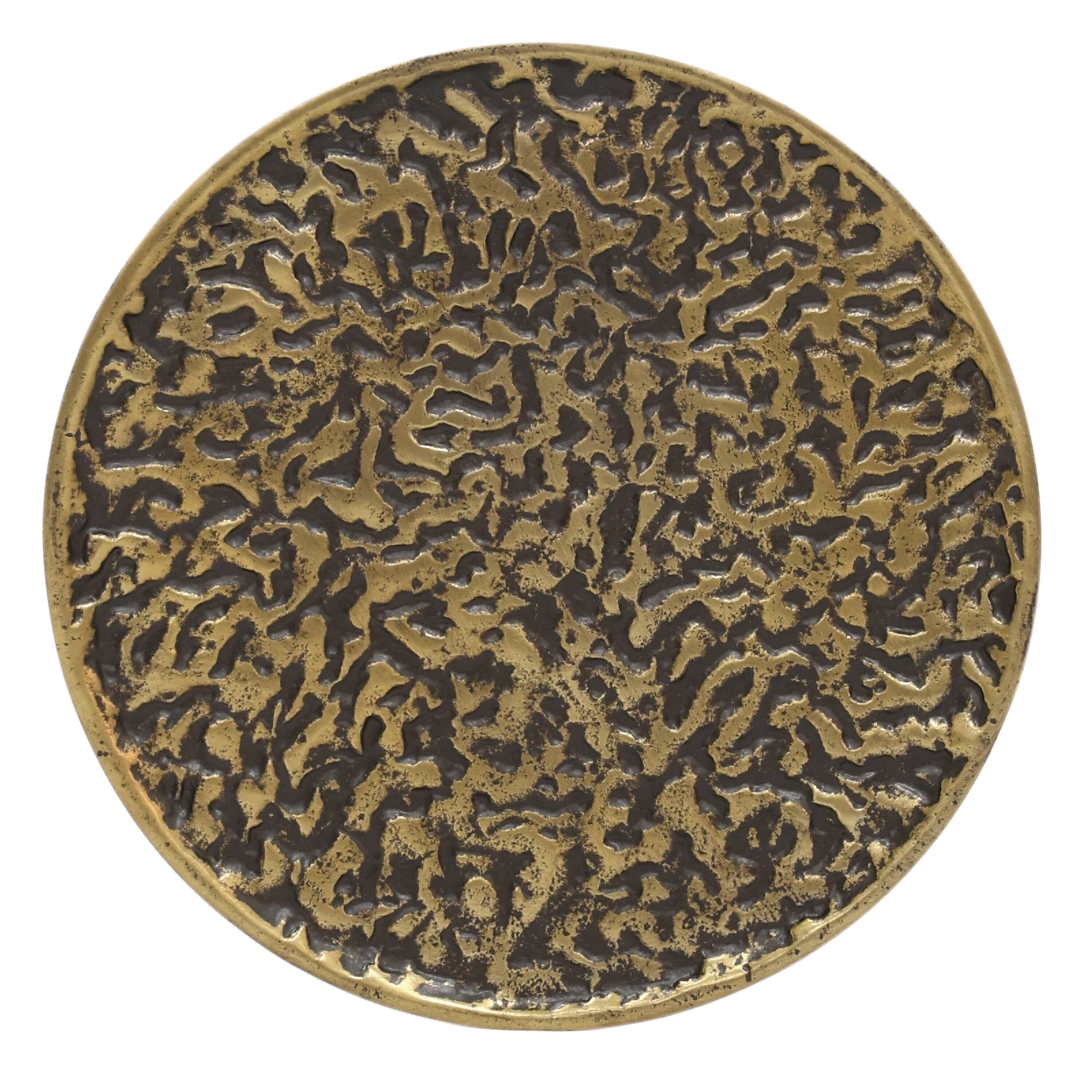 Alt View 4. Manhattan Lane - Arvyn 24" Side End Drink Table | Aluminum Cast Craftmanship - Antique Brass.