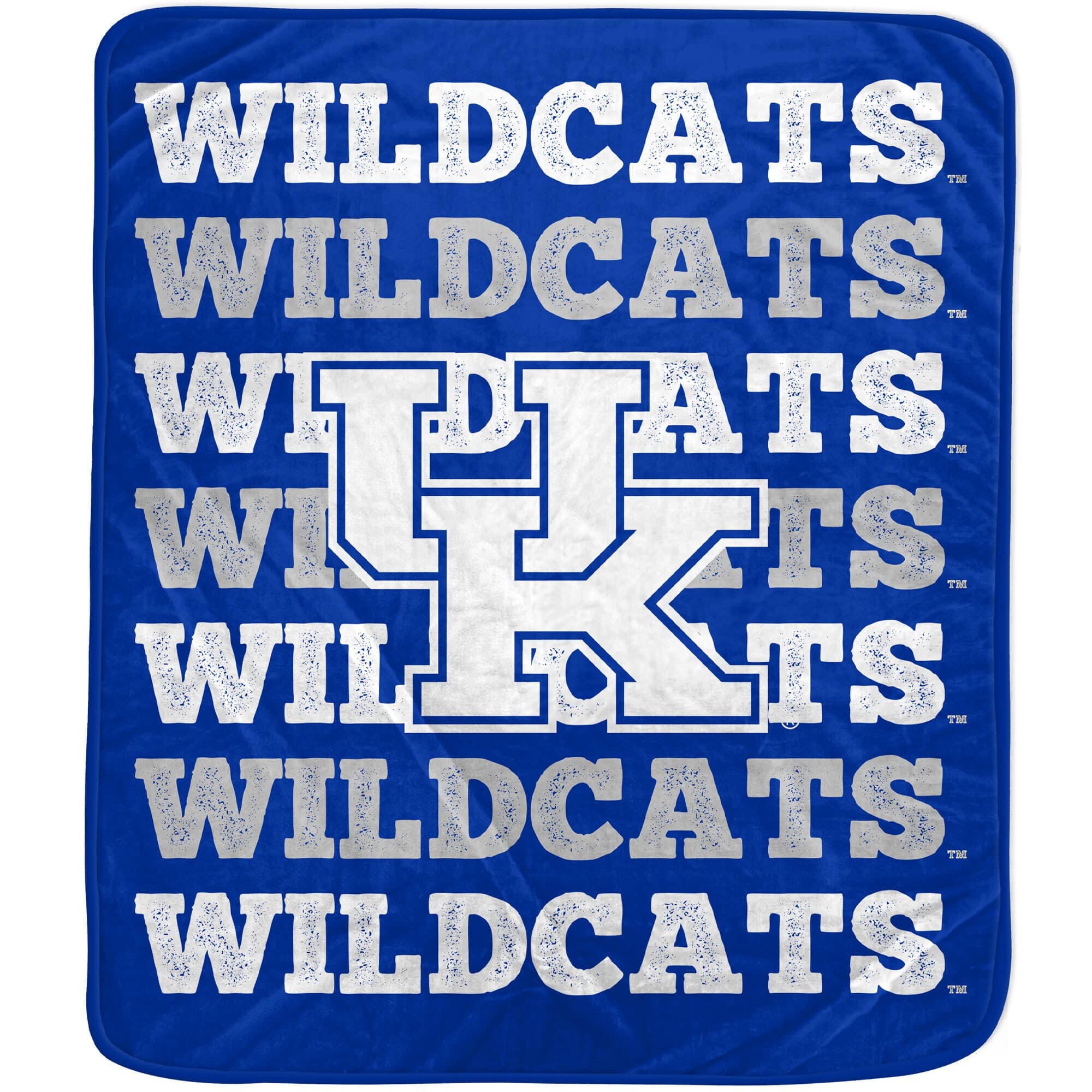 Pegasus - Kentucky Wildcats 60'' x 70'' Logo Wordmark Plush Blanket - Multicolor