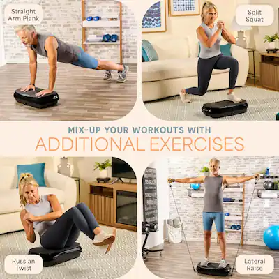 Lifepro Waver Mini Vibration Plate, Black Lifepro Waver Mini Vibration Plate, Black