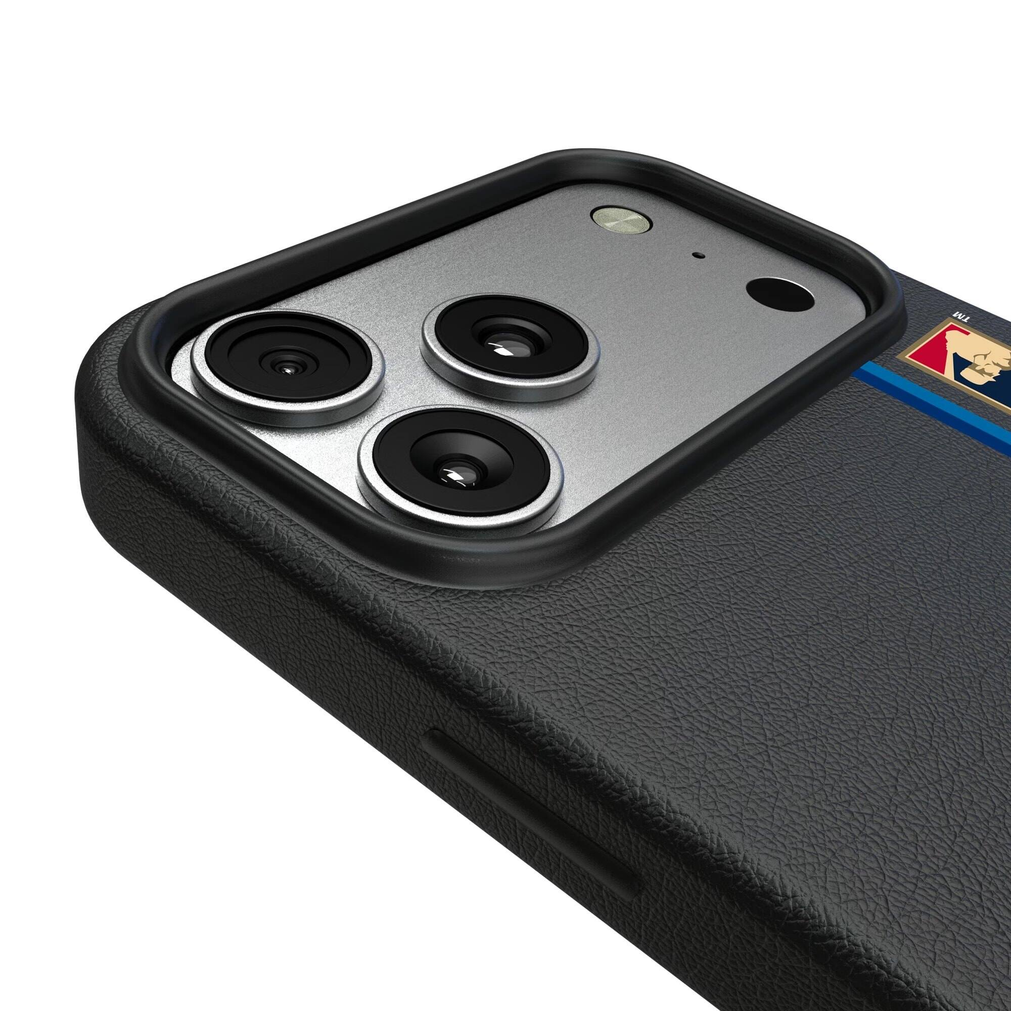 Alt View 2. Keyscaper - Toronto Blue Jays 1997 Logo iPhone Magnetic Bump Case - 15 - Black.