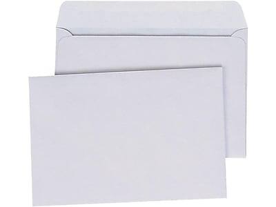 Alt View 2. Quality Park - Gummed Booklet Envelopes, 6" x 9", 100/Box - White Wove.