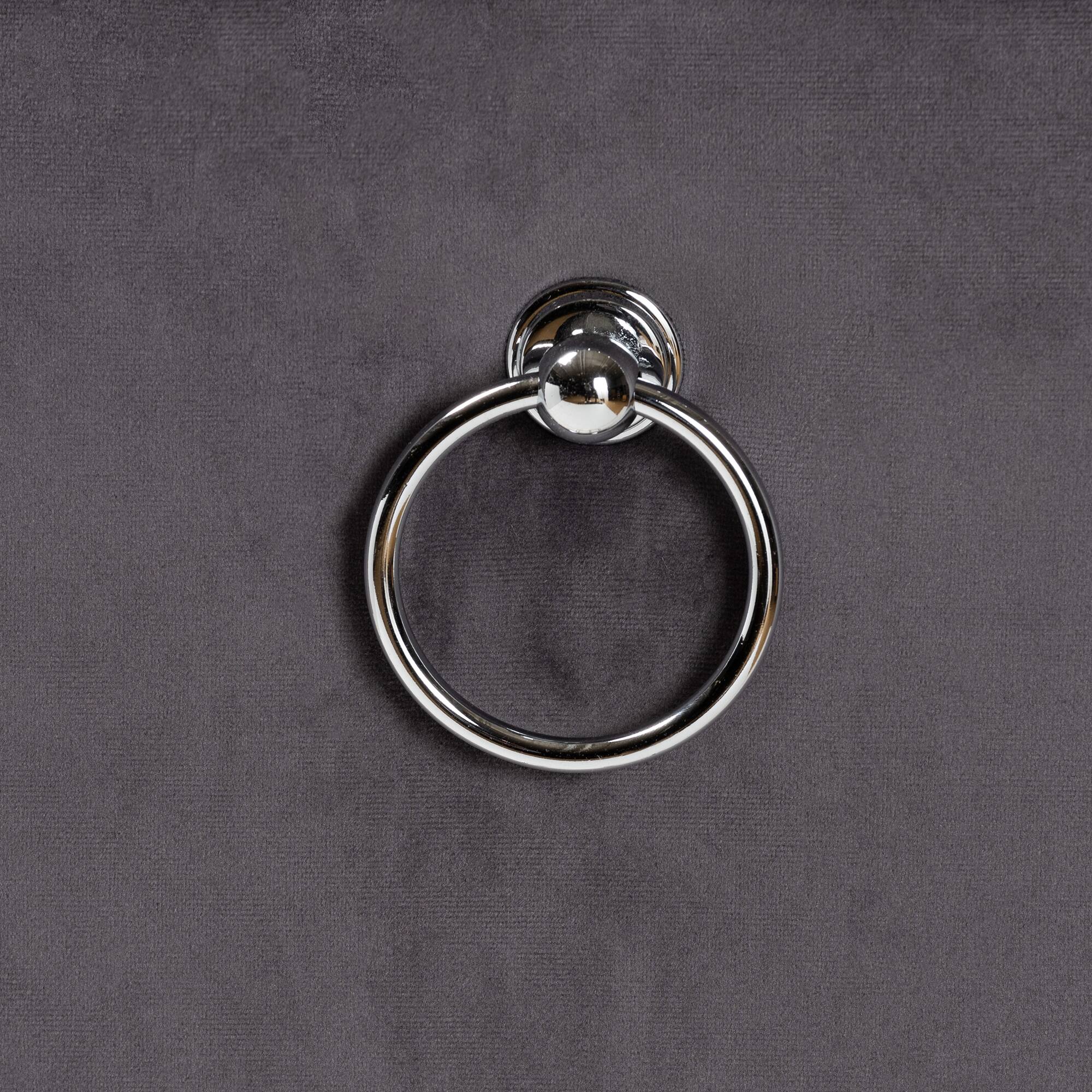 Alt View 2. Baxton Studio - Sherine Contemporary Glam and Luxe Velvet Fabric and Silver Metal 2-Piece Dining Chair Set - Grey/Silver.