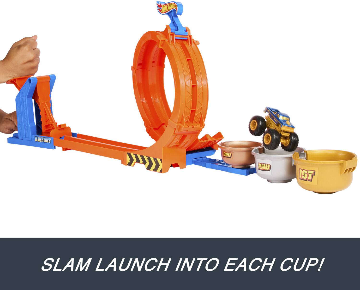 SLAM LAUNCH INTO EACH CUP!