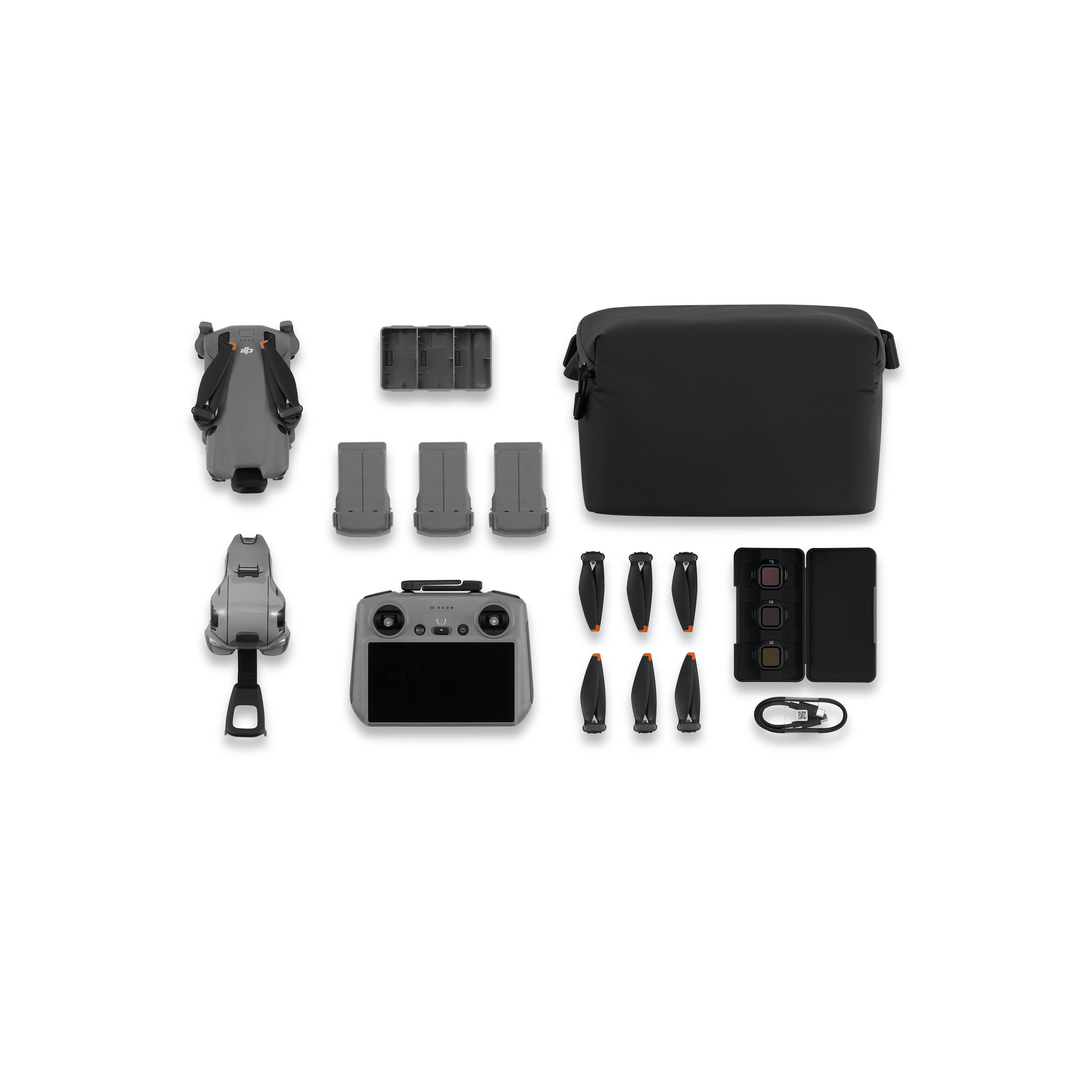 Front. DJI - DJI Mini 5 Pro Fly More Combo Plus (DJI RC2) - Black.