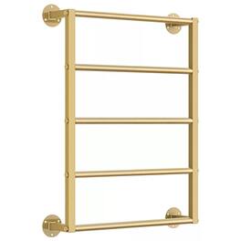 HONGGE - Gold Wall Mounted Towel Rack with 5 Bars - Golden