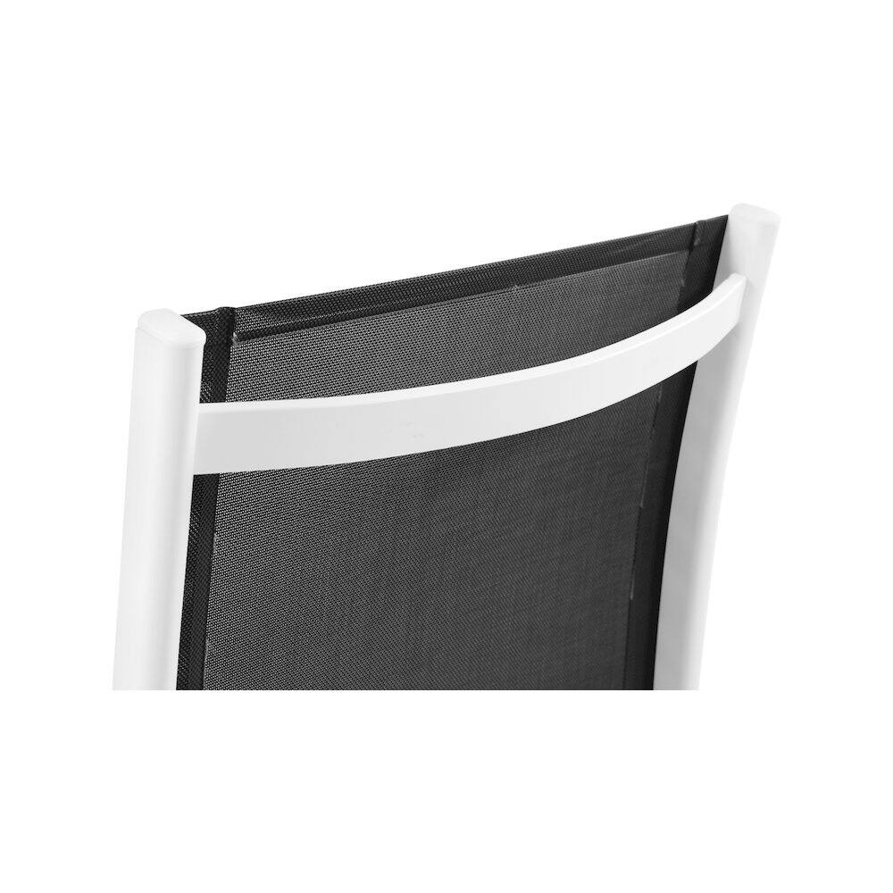 Alt View 1. Meridian Furniture - Nizuc Black Mesh Water Resistant Fabric Outdoor Patio Dining Chair, Set of 2 - Black Mesh Water Resistant Fabric.
