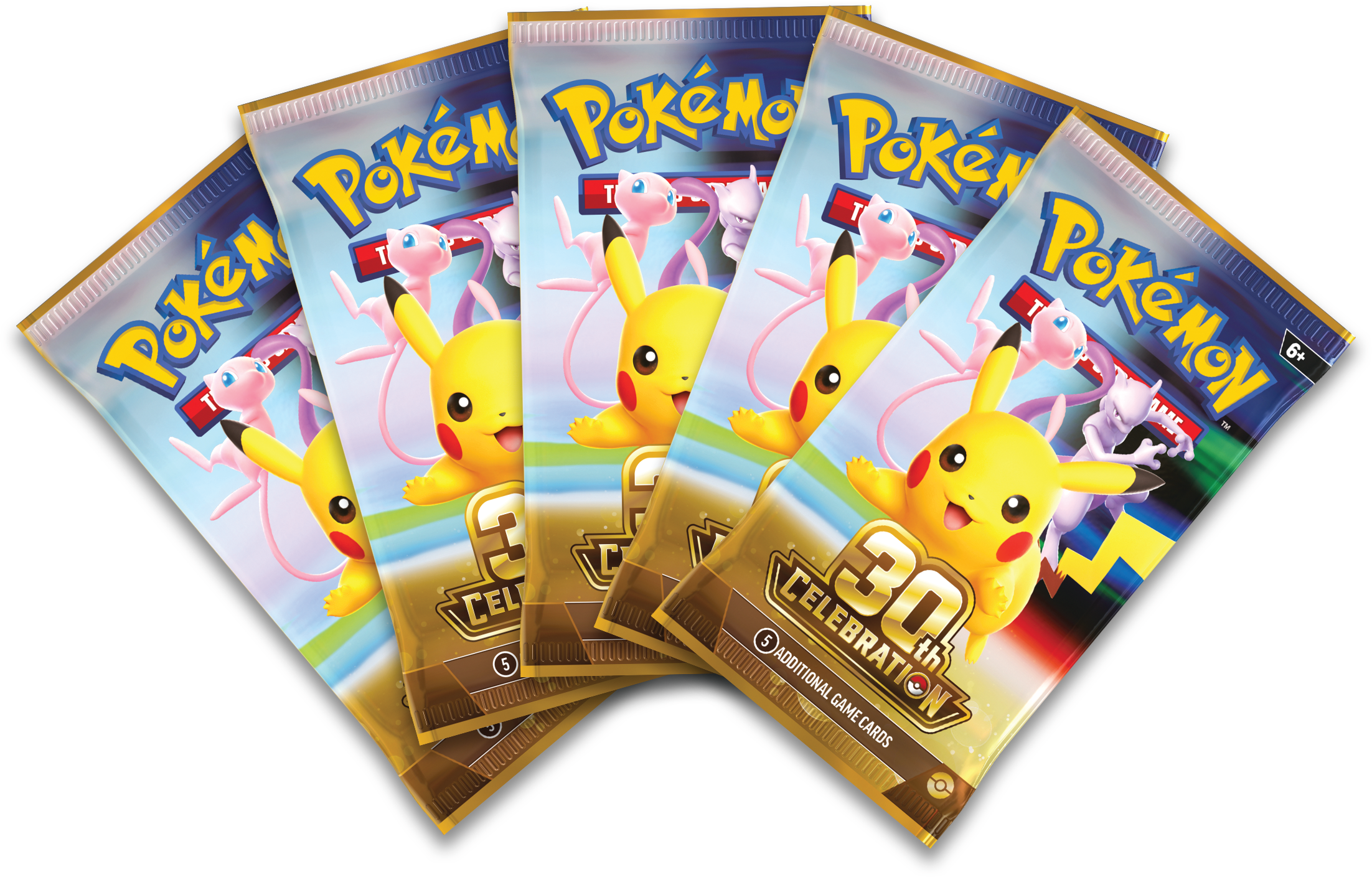 Pokémon TCG: Pokémon 30th Celebration 6+ 3 C CEL 5 5 CELEBRATION 30th ADDITIONAL GAME CARDS