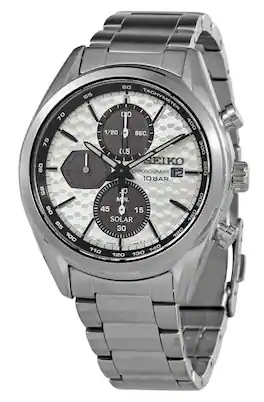Seiko - Discover More Chronograph Solar SSC769 SSC769P1 SSC769P 100M Men's Watch - White