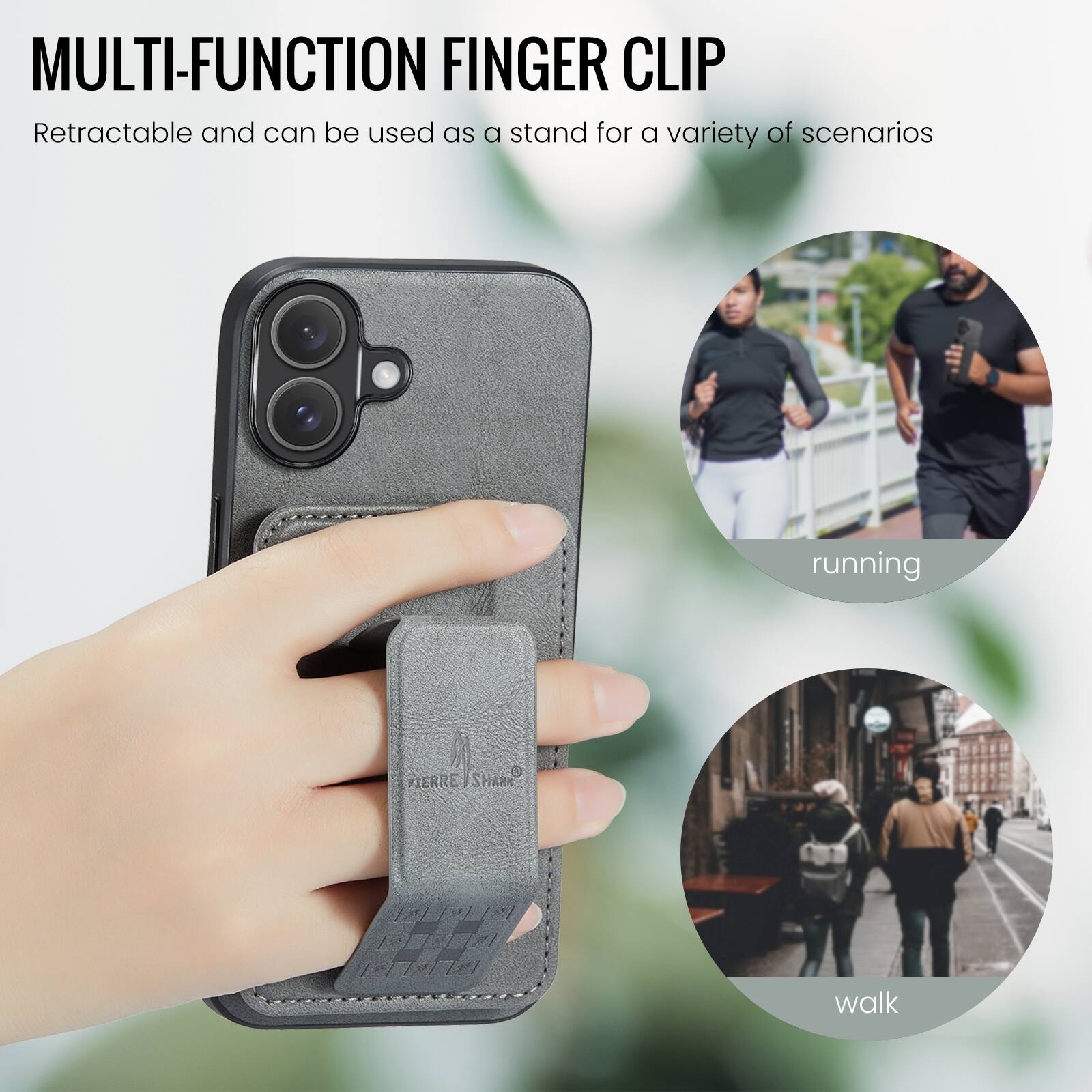 MULTI-FUNCTION FINGER CLIP

Retractable and can be used as a stand for a variety of scenarios

running

walk