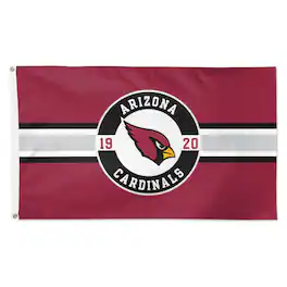WinCraft - Arizona Cardinals 3' x 5' Applique Flag - Multicolor