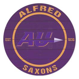 Jardine - Alfred University Saxons 20'' x 20'' Indoor/Outdoor Team Color Circle Sign - Purple