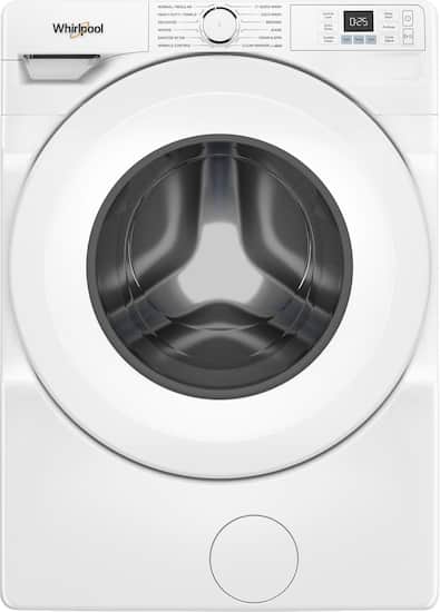 Washer & Dryer Sets - Package Whirlpool 4.5 Cu. Ft. High Efficiency Front Load Washer with Tumble Fresh Option and 7.4 Cu. Ft. Stackable Electric Dryer with Quick Dry White - Best Buy