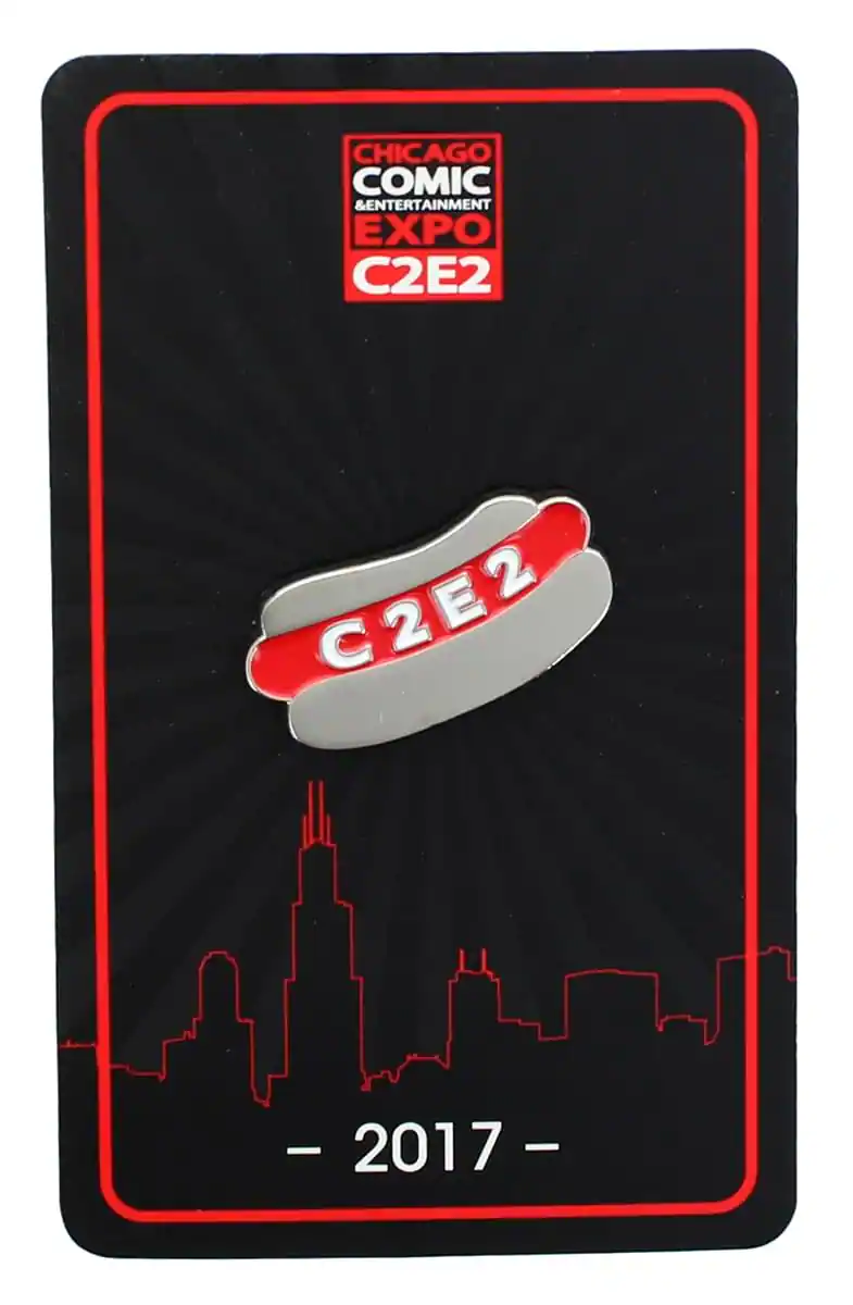 Nerd Block C2E2 2017 Hot Dog Enamel Collector Pin Red 1790 - Best Buy