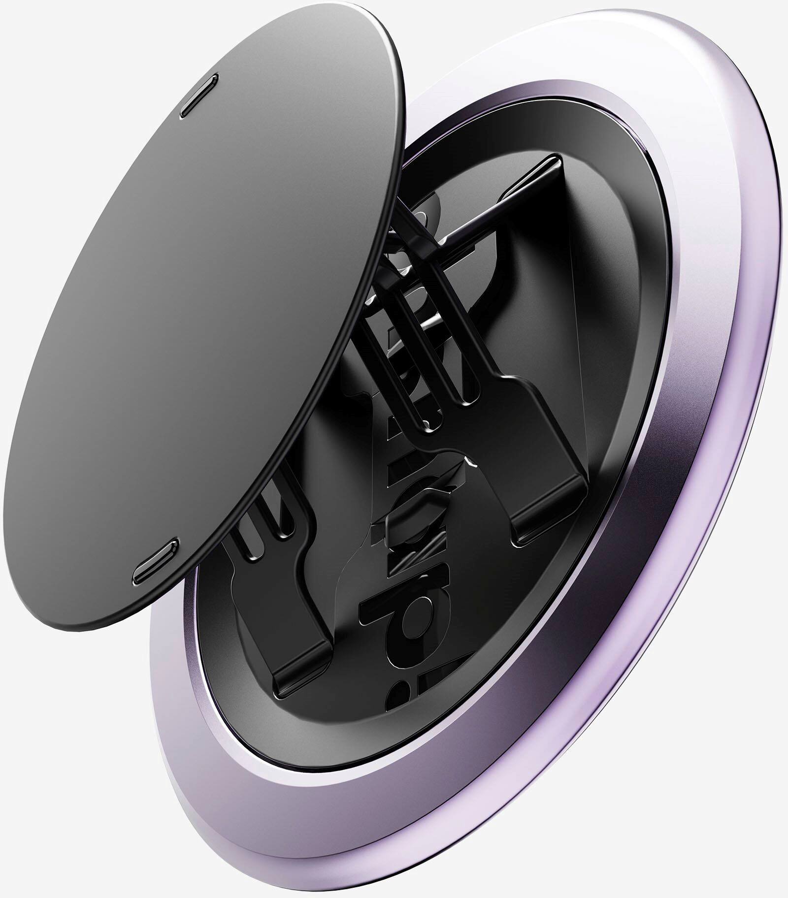 Alt View 11. OhSnap - Snap Magnetic UltraThin Universal Phone Grip and Stand with MagSafe Charge- Thru for Apple iPhones/Universal - Cult Lavendar.