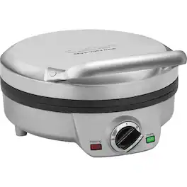 Cuisinart - Refurbished Excellent - 4-Slice Belgian Waffle Maker WAF-200HHCRMFR - Brushed Stainless Steel