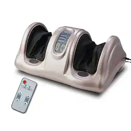 Bestier - Foot Massager with Heat, Deep Kneading, Rolling, Heat Therapy for Feet, Ankles, Calves, Legs, Pain Relief - Rose Gold