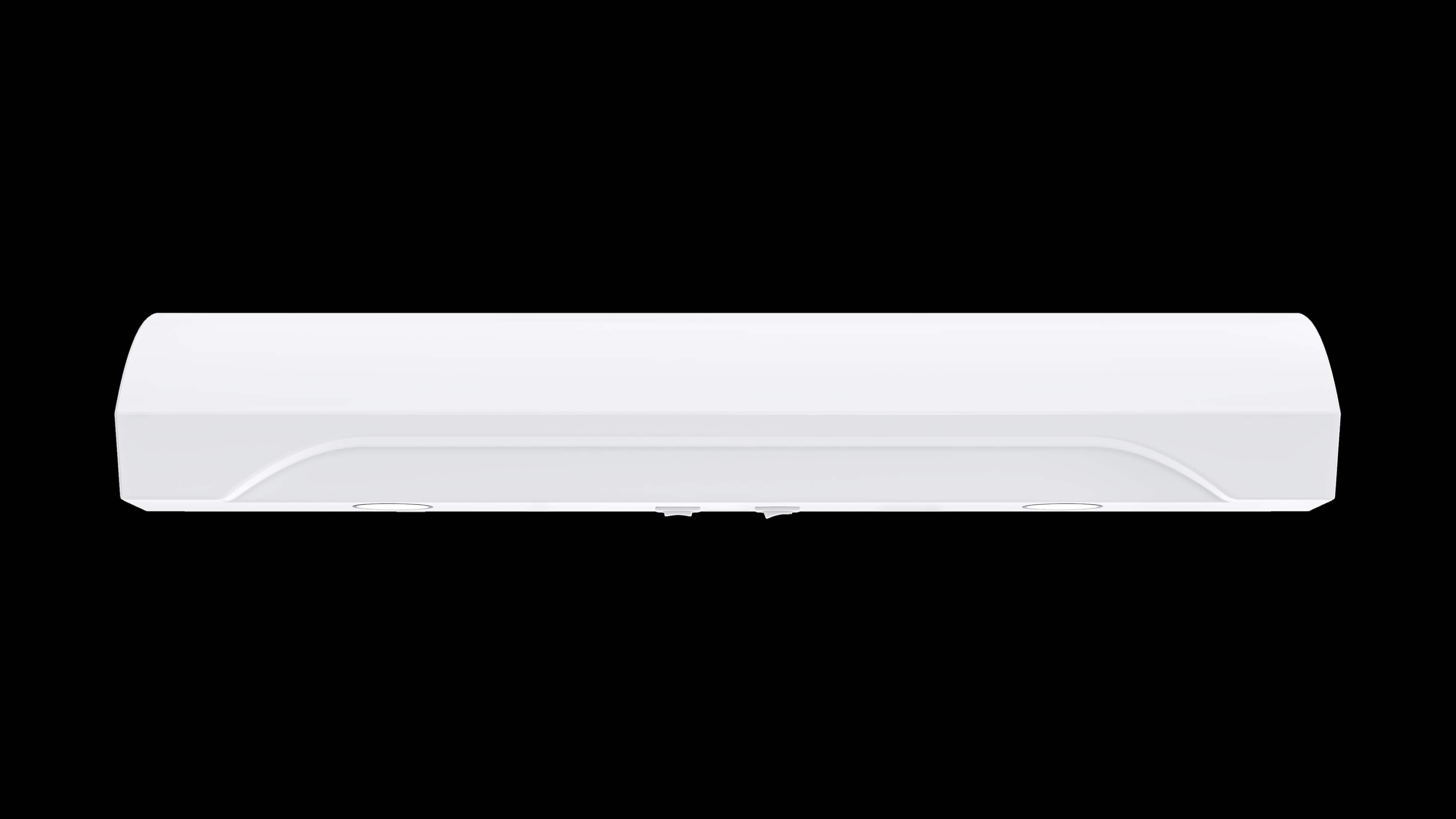 Broan - 30 inches - Convertible - Under cabinet Range Hood - White - Front_Zoom